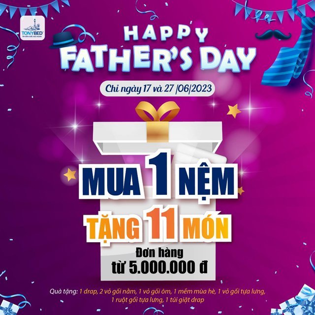 Mua 1 nệm được 11 món quà