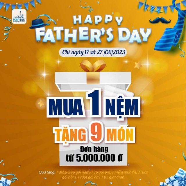 Mua 1 nệm được 9 món quà