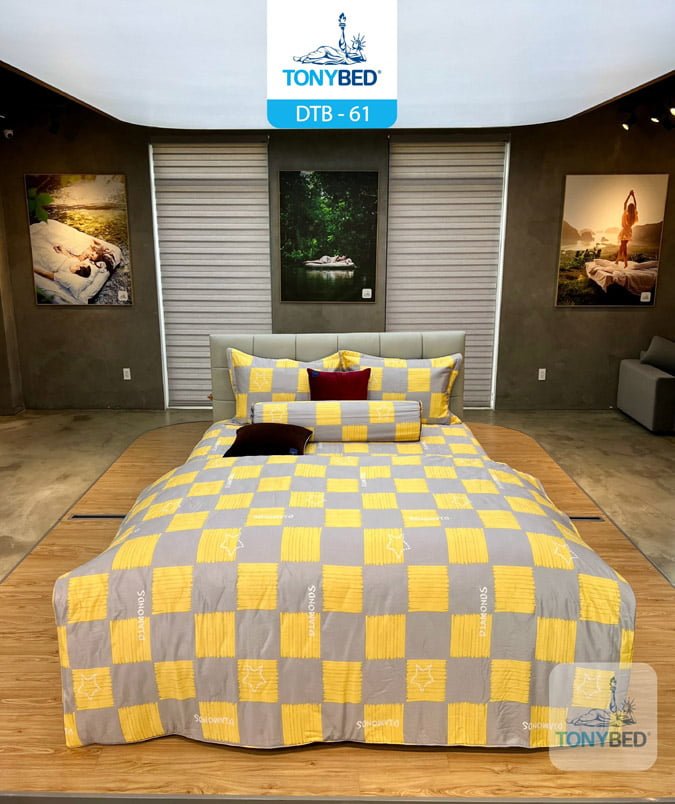 Bộ Drap Ga Trải Giường Tencel Bông - DTB61