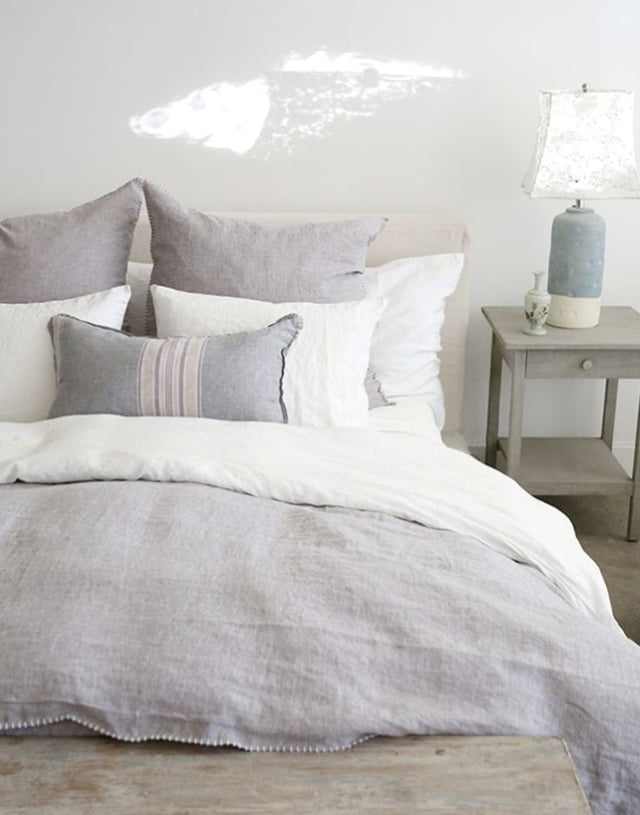 May ga giường bằng vải đũi