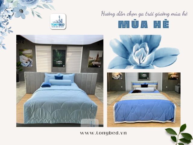 Chọn ga trải giường mùa hè vừa mát vừa an toàn